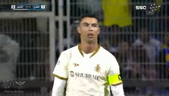 El gol anulado a Cristiano Ronaldo en su tercer partido con el Al Nassr. (Video: SSC)