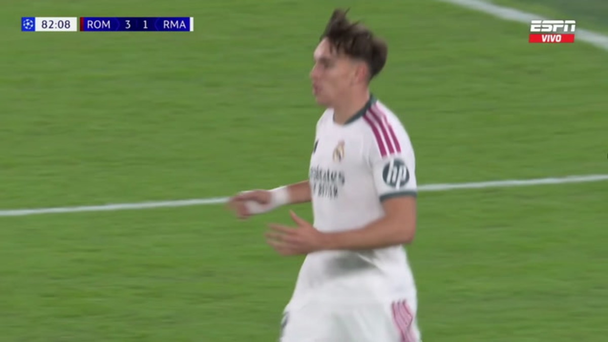 ¡Aún se puede! Gol de Carlos Espí puso el 2-3 del Real Madrid vs. Roma por Champions League