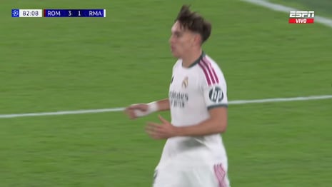 ¡Aún se puede! Gol de Carlos Espí puso el 2-3 del Real Madrid vs. Roma por Champions League