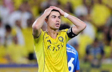 Cristiano Ronaldo aún no es campeón con Al Nassr: el insólito blooper ante Al Hilal por la Saudi Pro League