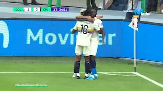 Con un toque de suerte: gol de Davinson Sánchez para el 1-0 de Colombia vs Chile