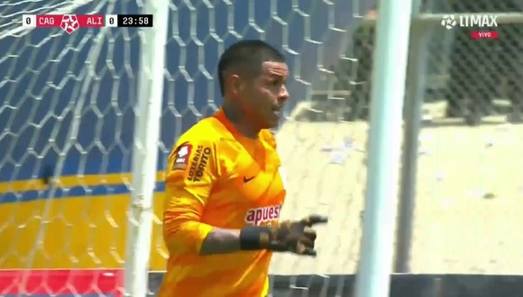 Atajada de Ángelo Campos a Neri Bandiera en Alianza Lima vs. A. Grau. (Video: L1 MAX)
