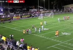 ¡A las duchas! Santiago González vio la tarjeta roja en Sporting Cristal vs. Barcelona SC