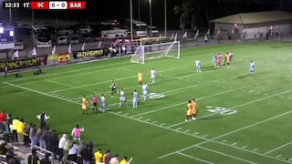 ¡A las duchas! Santiago González vio la tarjeta roja en Sporting Cristal vs. Barcelona SC