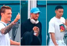 Oliver Sonne, Sergio Peña y Marcos López llegaron a Lima para integrarse a la Selección Peruana