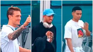 Oliver Sonne, Sergio Peña y Marcos López llegaron a Lima para integrarse a la Selección Peruana