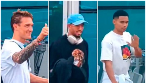 Oliver Sonne y Sergio Peña llegaron a Lima para sumarse a la Selección Peruana. (Video: Jordy Flores)