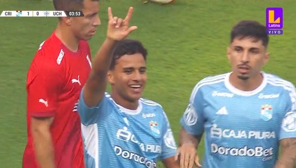 Jhilmar Lora marcó el 1-0 de Sporting Cristal sobre U. Católica. (Video: Latina)