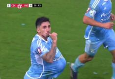 Cabezazo y adentro: el gol de Gustavo Cazonatti para el 1-0 de Sporting Cristal vs. Universitario