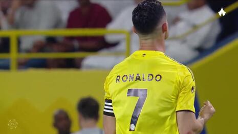 ¡Cada vez más cerca! Gol de Cristiano Ronaldo para la victoria del Al Nassr por la Liga Profesional Saudí