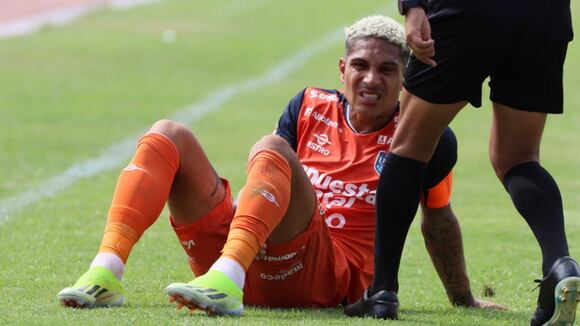 Paolo Guerrero se marchó lesionado del partido ante Comerciantes Unidos. (Video: L1 MAX)