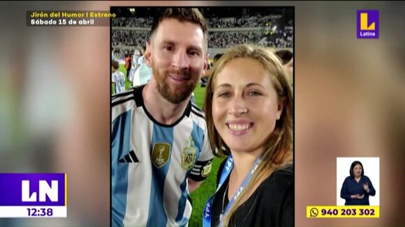 Lionel Messi: Hincha se pone nerviosa al tomarse un selfie