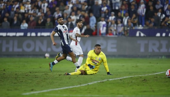 Beto Da Silva y la ocasión que tuvo en Alianza Lima vs. Melgar. (Video: Liga 1 Max)