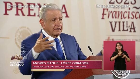 Conferencia Mañanera de AMLO del miércoles 28 de junio. (Vídeo: @GobiernoMX).