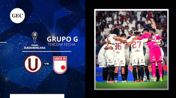 Universitario vs. Santa Fe: horarios, apuestas y canales de TV para ver la Copa Sudamericana
