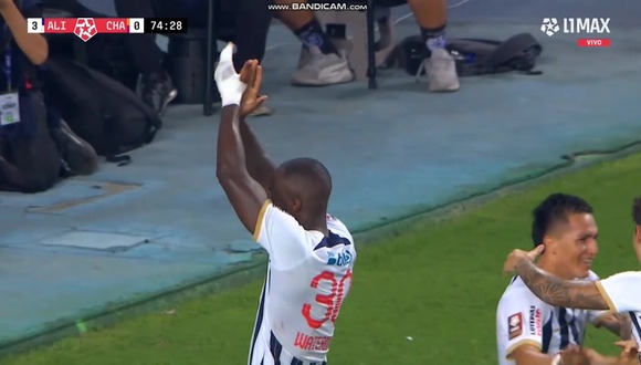 Cecilio Waterman marcó el 3-0 de Alianza Lima sobre Los Chankas. (Video: L1 MAX)