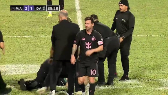 Lionel Messi vivó insólito momento con sus hinchas en amistoso del Inter Miami en Puerto Rico. (Video: ESPN)