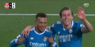 ¡La ‘tortuga’ dijo presente! Gol de Mbappé para el Real Madrid 2-0 Valencia