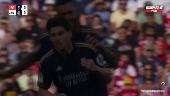 Gol de Franc García en el 1-0 del Real Madrid vs. Granada por LaLiga. (Video: ESPN)