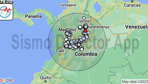 Temblor en Colombia: fuerte sismo de 5,7 se sintió en todo el país | VIDEO: Twitter