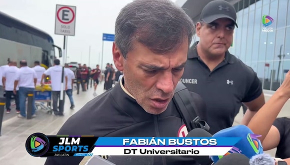 Fabián Bustos respondió a Miguel Rondelli tras sus polémicas declaraciones contra Universitario (Video: Jax Latin Media)
