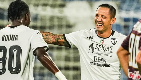 Gol de Gianluca Lapadula para el 1-0 parcial del Spezia vs. Reggiana. (Video: Serie B)