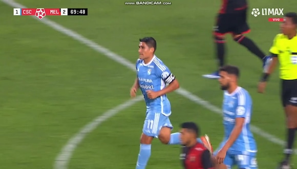 El gol de Ávila para el descuento de Cristal ante Melgar (Video: L1 MAX)