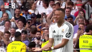 ¡31 tantos en LaLiga! Gol y doblete de Mbappé para el 2-0 del Real Madrid vs. Real Sociedad