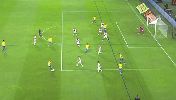 El gol anulado a Richarlison en Perú vs. Brasil. (Video: América TV)