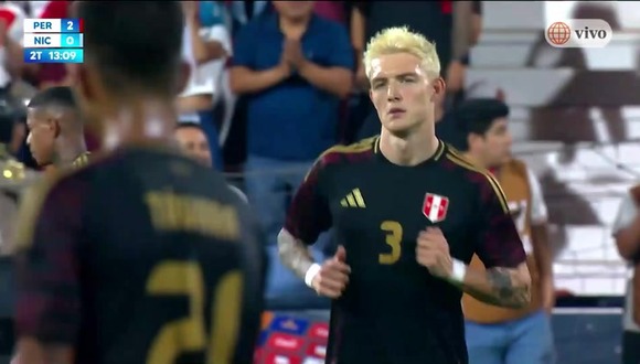 Oliver Sonne ingresó en Perú en el amistoso ante Nicaragua. (Video: América TV)
