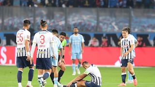 Lo sufren en La Victoria: Hernán Barcos se lesionó y fue cambiado en el Sporting Cristal vs. Alianza Lima
