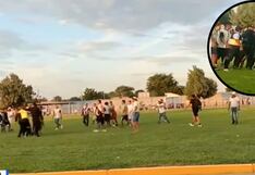 Policías rescatan a un grupo de árbitros de ser agredidos en la Copa Perú