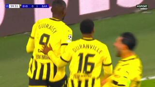 ¡Resiste el Dortmund! Doblete de Guirassy para poner el 2-2 contra Barcelona