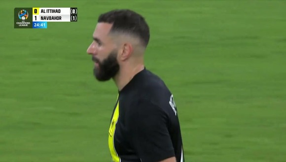 Autogol de Karim Benzema en Champions League de Asia. (Video: STAR PLUS)