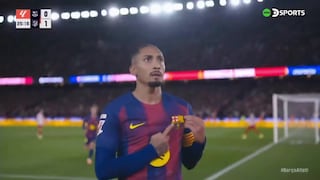 ¡Se hacen respetar! Gol de Raphinha para el 1-1 del Barcelona vs. Atlético de Madrid
