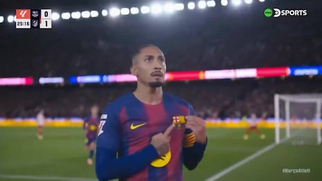 ¡Se hacen respetar! Gol de Raphinha para el 1-1 del Barcelona vs. Atlético de Madrid