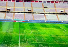 Previo al Sporting Cristal vs. Alianza Lima: lamentables condiciones del gramado en el Nacional
