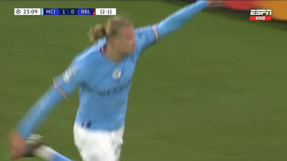 Haaland aumentó la ventaja en Inglaterra. (Video: ESPN)