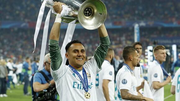 Keylor Navas ganó tres títulos de Champions League con el Real Madrid, siendo figura en todos ellos. (Foto: Getty Images)
