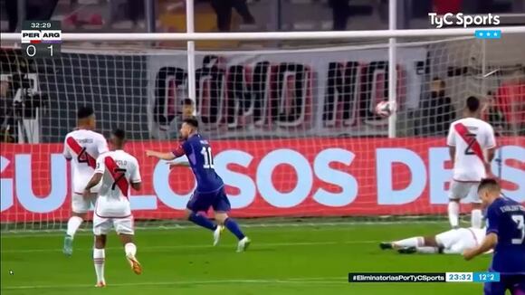 La reacción de la TV de Argentina a los goles de Messi a Perú. (Video: TyC Sports)