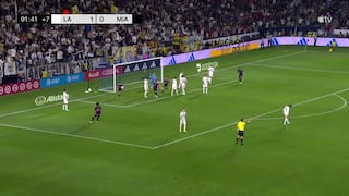 ¡Un grito agónico! Gol de Messi para el 1-1 frente a LA Galaxy en el último minuto
