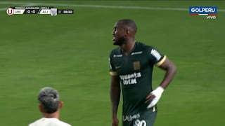 ¿Problemas para Restrepo? La molestia en el hombro de Waterman en el Universitario vs Alianza Lima