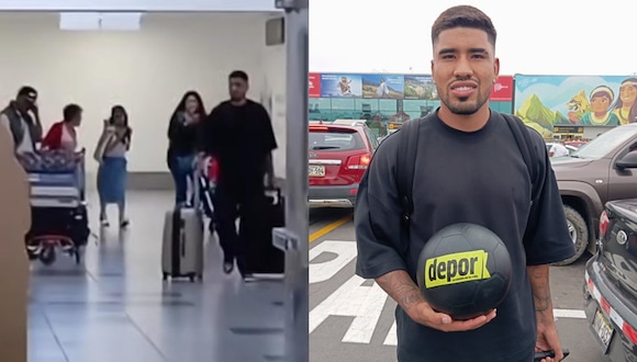 Paolo Reyna llegó a Lima. (Video: Wilmer Robles / Depor)