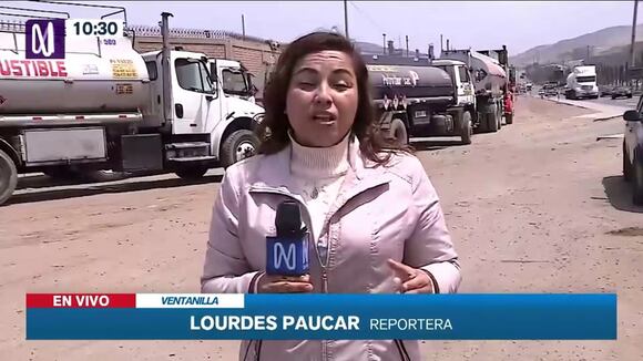 Largas colas por desabastecimiento de combustible en Ventanilla:”