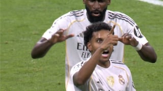 ¡Inalcanzable en el área! Golazo de Rodrygo para el 1-0 de Real Madrid vs. Manchester City
