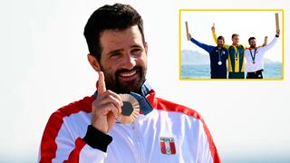 El emotivo instante en que Stefano Peschiera recibe la medalla de bronce en París 2024