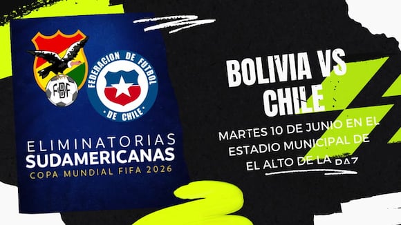 Bolivia vs Chile por la Fecha 16 de las Eliminatorias 2026