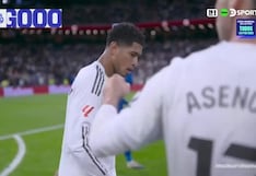 ¡Tremendo batacazo! Gol de Jude Bellingham puso el 2-0 del Real Madrid vs Real Oviedo