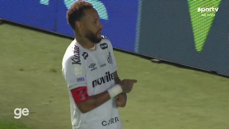 ¡Volvió ‘O Ney’! Santos empató con Chapecoense con doblete de Neymar y una curiosa celebración