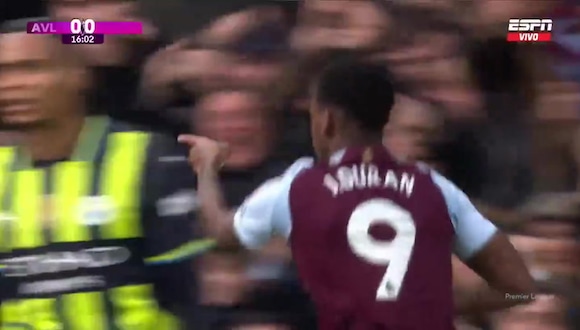 Jhon Jáder Durán fue autor del primer gol del partido entre el Manchester City vs Aston Villa. (Video: ESPN)